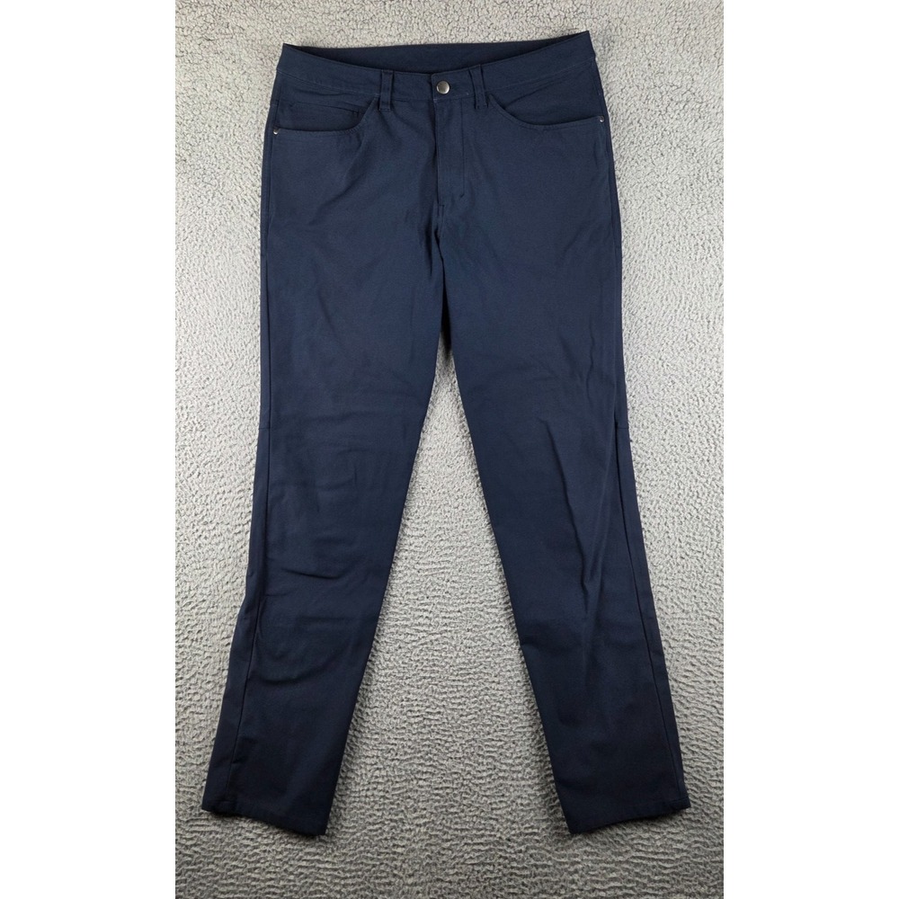 Lululemon ABC Pants Mens 32 (33x32) Blue Classic Stretch Warpstreme LM5426S